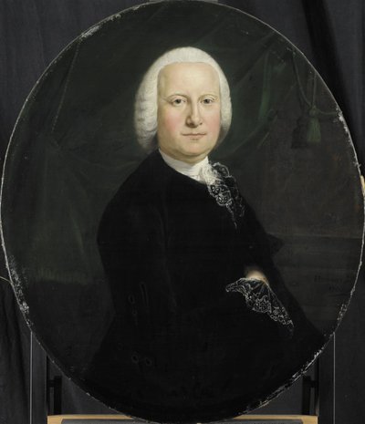 Porträt von Adriaan du Bois, Direktor der Rotterdamer Kammer der Niederländischen Ostindien-Kompanie, gewählt 1742 von Jean Humbert