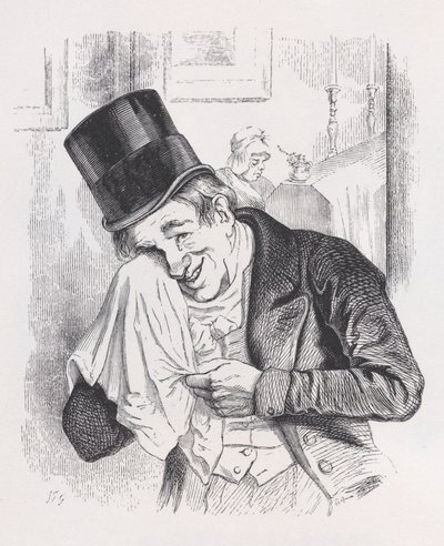 De Profundis aus den gesammelten Werken von Béranger, 1836 von Jean Ignace Isidore Gérard