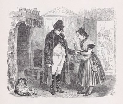 Erinnerungen an das Volk aus Die vollständigen Werke von Béranger, 1836 von Jean Ignace Isidore Gérard