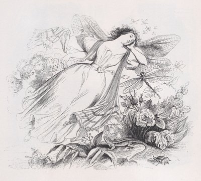 Die Sylphide aus den gesammelten Werken von Béranger, 1836 von Jean Ignace Isidore Gérard