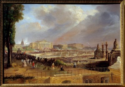 Proklamation der Republik auf dem Portikus der Abgeordnetenkammer am 4. Mai von Jean Jacques Champin