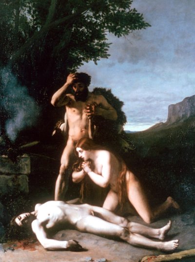 Adam und Eva finden den Körper von Abel von Jean Jacques Henner