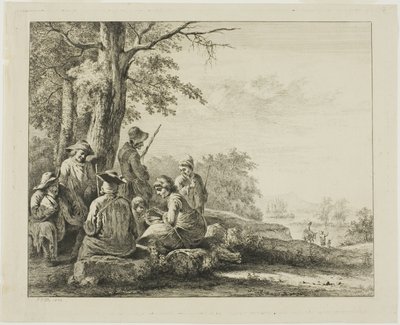 Familienszene in der Landschaft von Jean Jacques de Boissieu