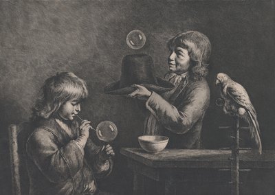 Seifenblasen, 1799 von Jean Jacques de Boissieu