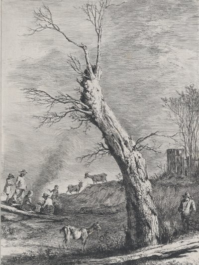 Winter, nach einer Zeichnung in Saint-Chamond, 1795 von Jean Jacques de Boissieu
