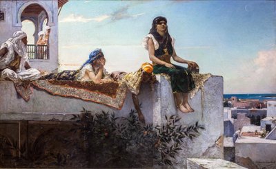 Abend auf den Terrassen (Marokko) von Jean Joseph Benjamin Constant