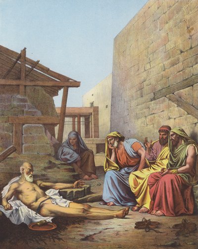 Hiob und seine Freunde von Jean Jules Antoine Lecomte du Nouy