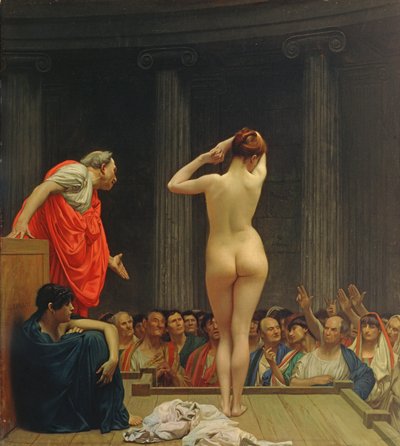 Ein römischer Sklavenmarkt von Jean Leon Gerome