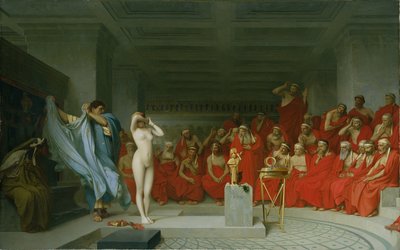 Phryne vor dem Areopag von Jean Leon Gerome