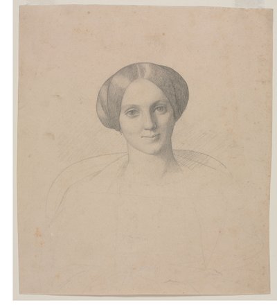 Porträtkopf einer Frau, 1800er von Jean Leon Gerome