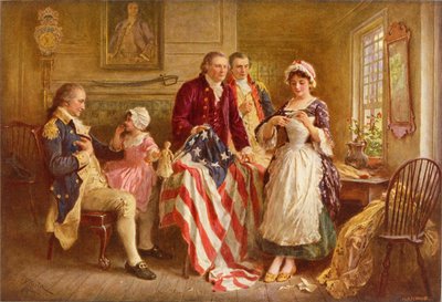 Betsy Ross 1777 von Jean Leon Gerome Ferris