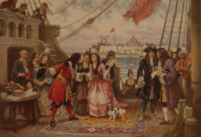 Captain Kidd im Hafen von New York, ca. 1930 von Jean Leon Gerome Ferris
