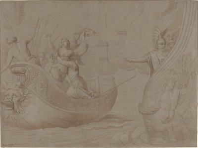 Die Entführung der Helena von Troja von Jean Lepautre