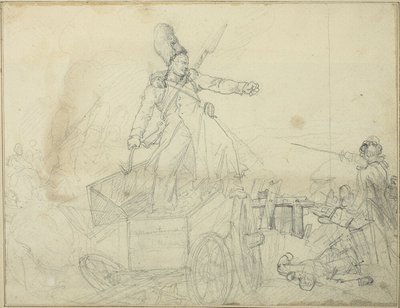 Studie für Artilleriekasten von Jean Louis André Théodore Géricault