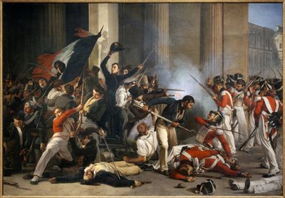Eroberung des Louvre am 29. Juli von Jean Louis Bezard
