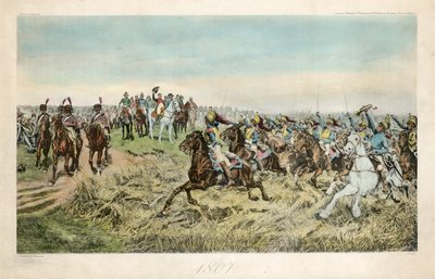Angriff der französischen Kürassiere bei Friedland am 14. Juni 1807 von Jean Louis Ernest Meissonier