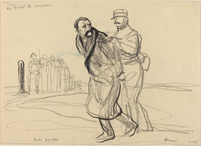 Au Front de Vincennes. Bolo pacha, ca. 1914-1919 von Jean Louis Forain
