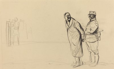 An der Front von Vincennes. Bolo Pacha von Jean Louis Forain