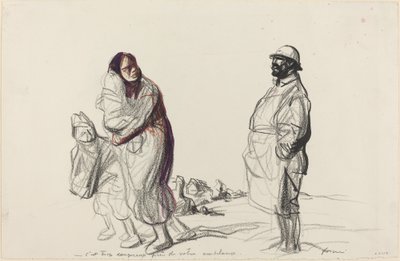 Es ist zu gefährlich in der Nähe Ihres Krankenwagens, ca. 1914-1919 von Jean Louis Forain
