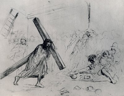 Christus trägt das Kreuz, 1925 von Jean Louis Forain