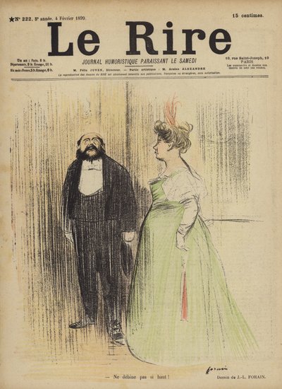Illustration für Le Rire von Jean Louis Forain