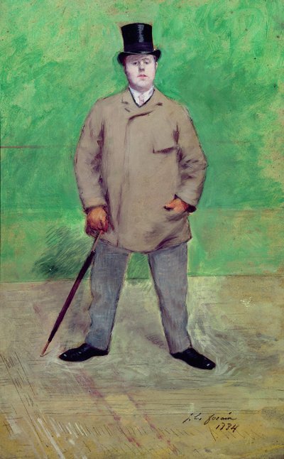 Jacques-Emile Blanche, 1884 von Jean Louis Forain
