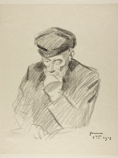 Porträt von Renoir, vierte Platte von Jean Louis Forain