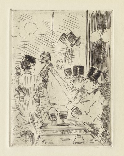 Das Café der Neuen Athen von Jean Louis Forain