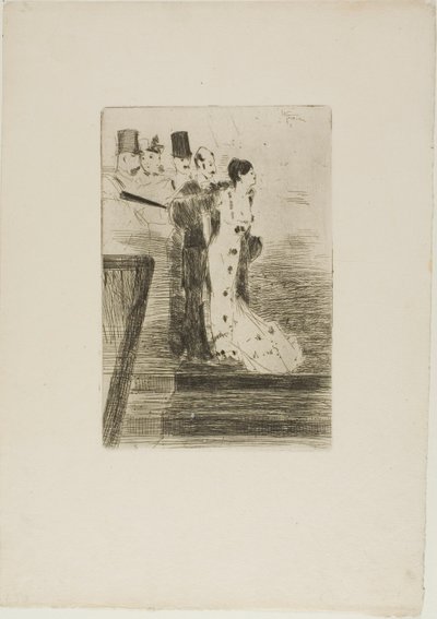 Die Abreise des Sterns von Jean-Louis Forain