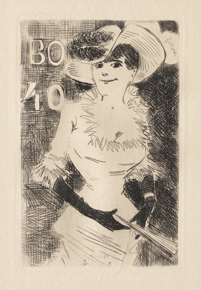 Der Spaziergänger, 1880-86 von Jean Louis Forain
