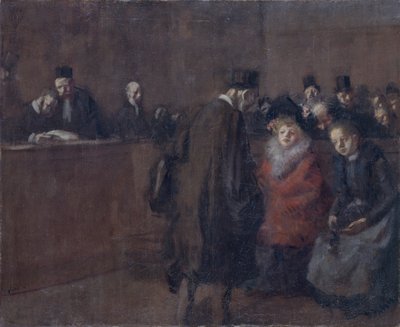 Die Gerichtsszene, 1910 von Jean Louis Forain