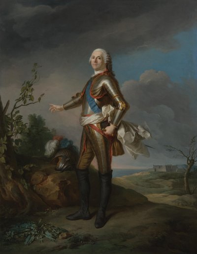 Armand de Vignerot du Plessis 1696-1788, Herzog von Richelieu, Marschall von Frankreich von Jean Marc Nattier