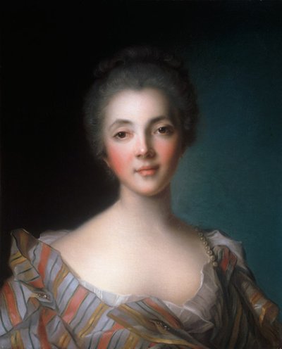 Porträt von Louise Marie Madeleine de Fontaine-Dupin (1706-1799) von Jean-Marc Nattier
