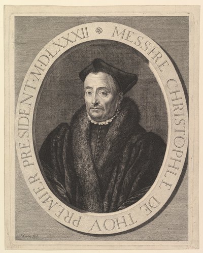 Christophe de Thou, erster Präsident im Parlament von Jean Morin