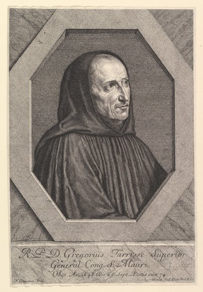 Dom Gregoire Tarrisse, Generaloberer der Kongregation von Saint-Maur von Jean Morin