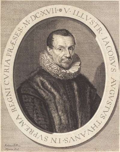 Jacques Auguste de Thou von Jean Morin after Louis Elle I