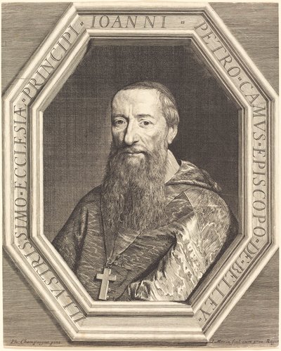 Jean Pierre Camus von Jean Morin after Philippe de Champaigne