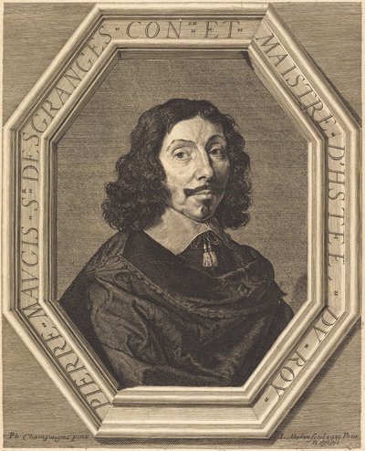 Pierre Maugis von Jean Morin after Philippe de Champaigne