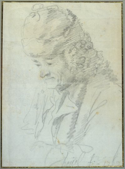 Voltaire (1694-1778) im Alter, 1769 von Jean Pierre Houel