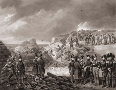 Die Belagerung von Antwerpen von Jean Pierre Marie Jazet
