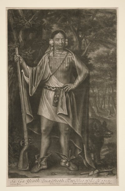 Sa Ga Yeath Qua Pieth Tow, König der Maquas von Jean Simon