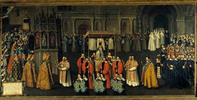Das Gelübde der Pest, Prozession am 22. April von Jean Solvain