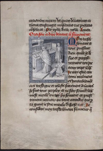 Heilige Messe mit Philipp dem Guten. Das Stundenbuch von Philipp von Burgund von Jean Tavernier