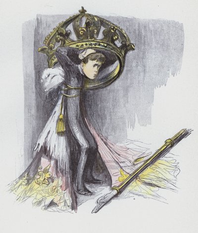 Alfonso der Kleine, König von Spanien von Jean Veber