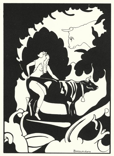 Die Liebesbücher von Ovid: Getäuscht vom Bild einer Kuh von Jean de Bosschere