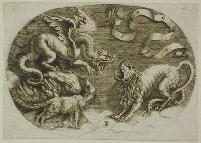 Löwe, Drache und Fuchs von Jean de Gourmont