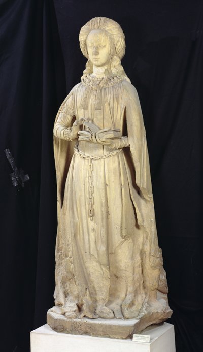 St. Suzanne, vom Château des Ducs de Bourbon, Chantelle, ca. 1500-03 von Jean fl.c.1465 c.1516 Guilhomet
