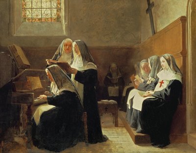 Der Klosterchor, 1865 von Jean or Jehan Georges Vibert