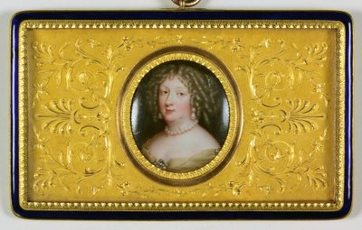 Eine Dame namens Madame de Montespan von Jean the Elder Petitot