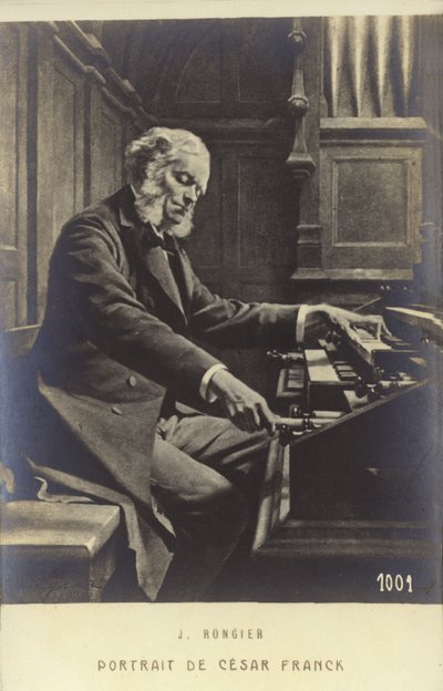 Cesar Franck, belgischer Komponist, Pianist, Organist und Musiklehrer, der während seines Erwachsenenlebens in Paris arbeitete (1822-1890) von Jeanne Rongier